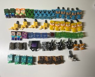 Figuras Minecraft Kinder Joy