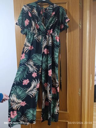 Mono estampado floral mujer M/L