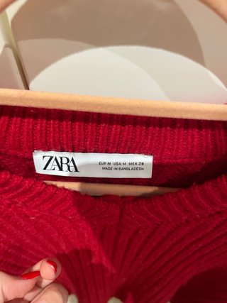 Jersey Zara Rojo
