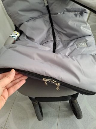 Funda Saco Universal Silla Paseo Invierno Gris