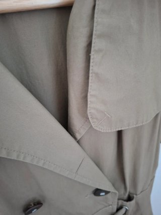 Zara Trench tg M, in cotone 100%.