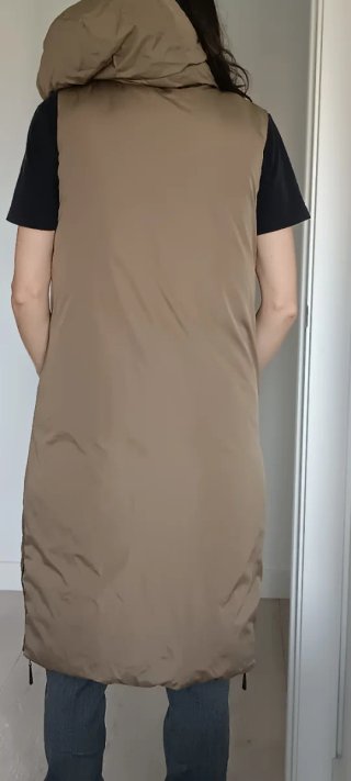 Chaleco largo reversible Zara