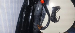 Aletas buceo + careta + snorkel talla 44-46 negras
