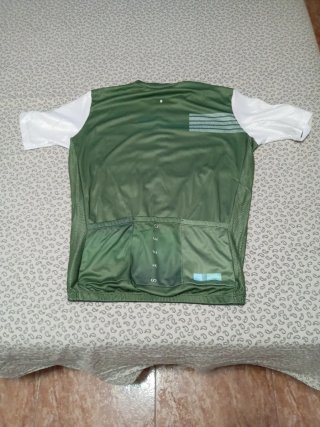 Maillot Ciclismo Verde y Blanco