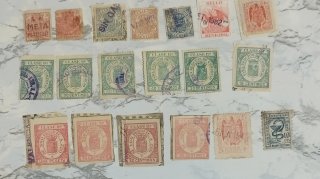 137 Antiguas  Viñetas-Timbres Postales de España.