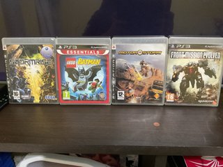 Lote 4 Videojuegos PS3: Stormrise, Lego Batman, Mo