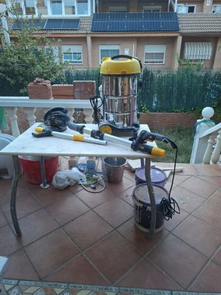 Máquina de lijar con aspirador