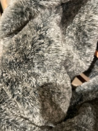 Bufanda cerrada hombre azul y gris