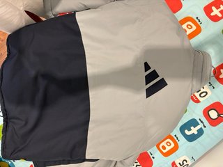 Anorak Caballero Adidas Gris y Azul