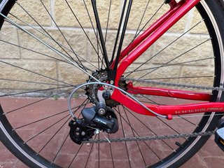 Bici Paseo Wolfbike Treking Roja, nueva