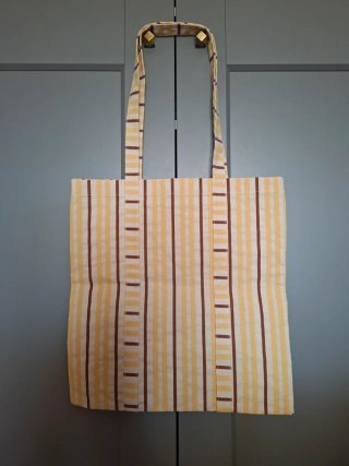 Sézane shopper a righe in canvas