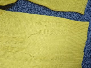 Maglione Monnalisa Vintage Giallo cardigan large