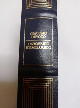 Dizionario etimologico Giacomo devoto
