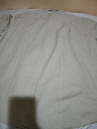 Camisa de vestir verde hombre manga corta