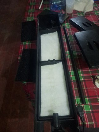 Filtro para acuario negro