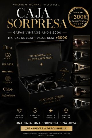 Caja Sorpresa Gafas Vintage valorada en +300€