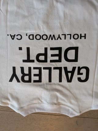 Camiseta Gallery Dept. Blanca Talla M