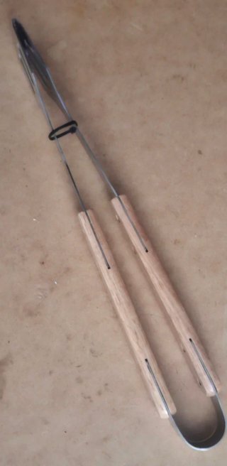 Spatulone per barbecue in legno e metallo Family