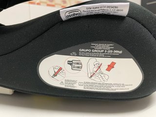 Alzador coche Isofix infantil