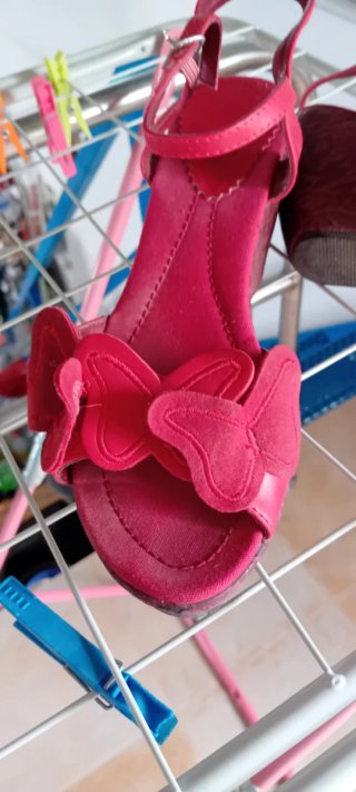 Zapatos de plataforma rojos para mujer