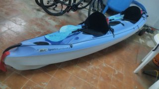 Kayak Doble BIC Sport con Asientos y Remos