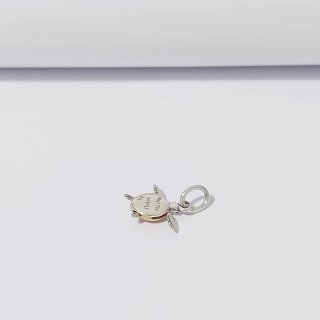 Pandora Charm Tortuga Rosa y Dorada