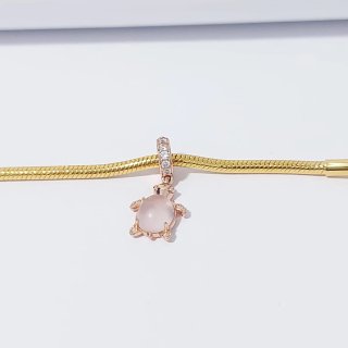 Pandora Charm Tortuga Rosa Oro