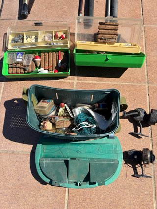 Lote de cañas de pesca