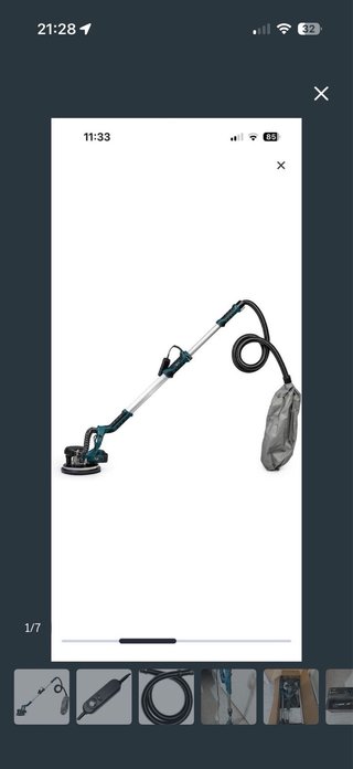 Lijadora de paredes 1000W