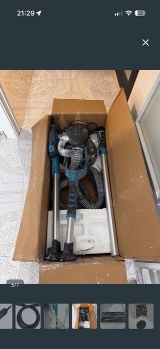 Lijadora de paredes 1000W