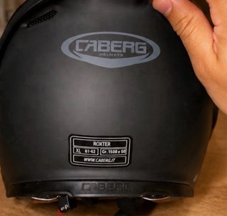 Casco de moto CABERG ROXTER NEGRO MATE XL