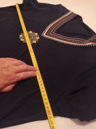 Vestido estampado hojas talla grande