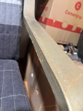 Butaca Ikea tela y madera