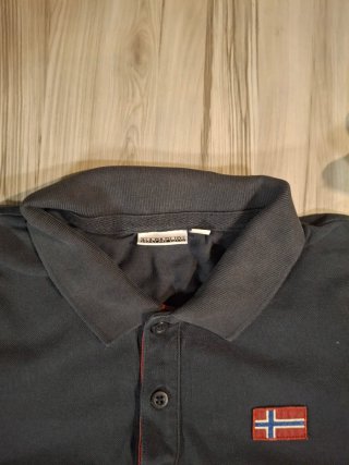 Polo Napapijri Gris Oscuro Talla XL Hombre