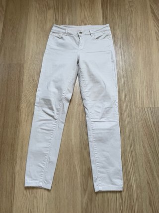 Pantalón Massimo Dutti beige mujer