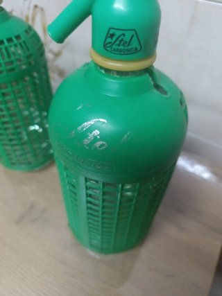 2 Sifones Verdes Vintage