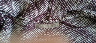 Chaqueta Sfera larga estampada granate