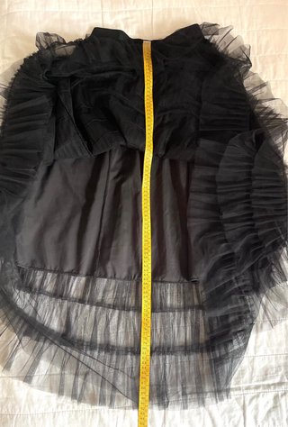Gonna a ruota in tulle nera