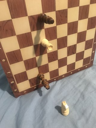 Ajedrez Magnético Madera Plegable Completo