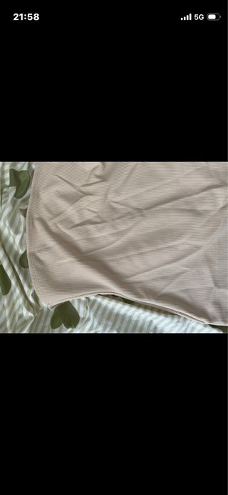 Vestido beige talla S