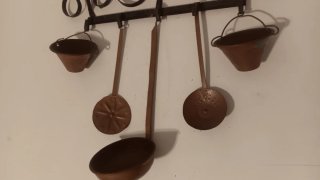Mini Utensilios Cocina Vintage Cobre