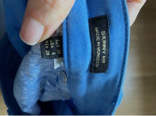 Pantalón Massimo Dutti azul mujer