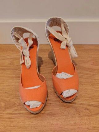 Alpargatas Castañer salmon Talla 40