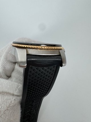 Reloj Cartier Automático Deportivo Negro/Oro