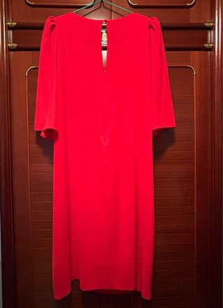 Vestido LEYDA color coral, talla 52,