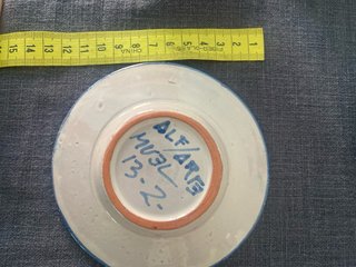 Juego de café de cerámica pintada