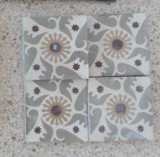 Baldosas hidráulicas valencianas (4 uds)
