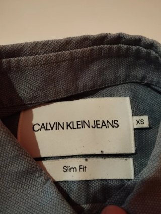 Camicia Calvin Klein Uomo Grigia