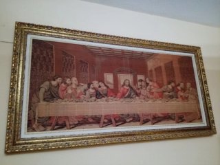 Tapiz La Última Cena Marco Dorado