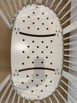Cuna Stokke Sleepi Ovalada Blanca